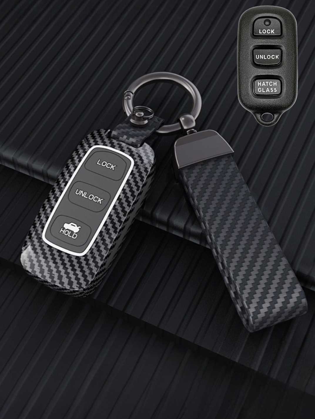 Luxury Colored Alloy Toyota Key Fob Case