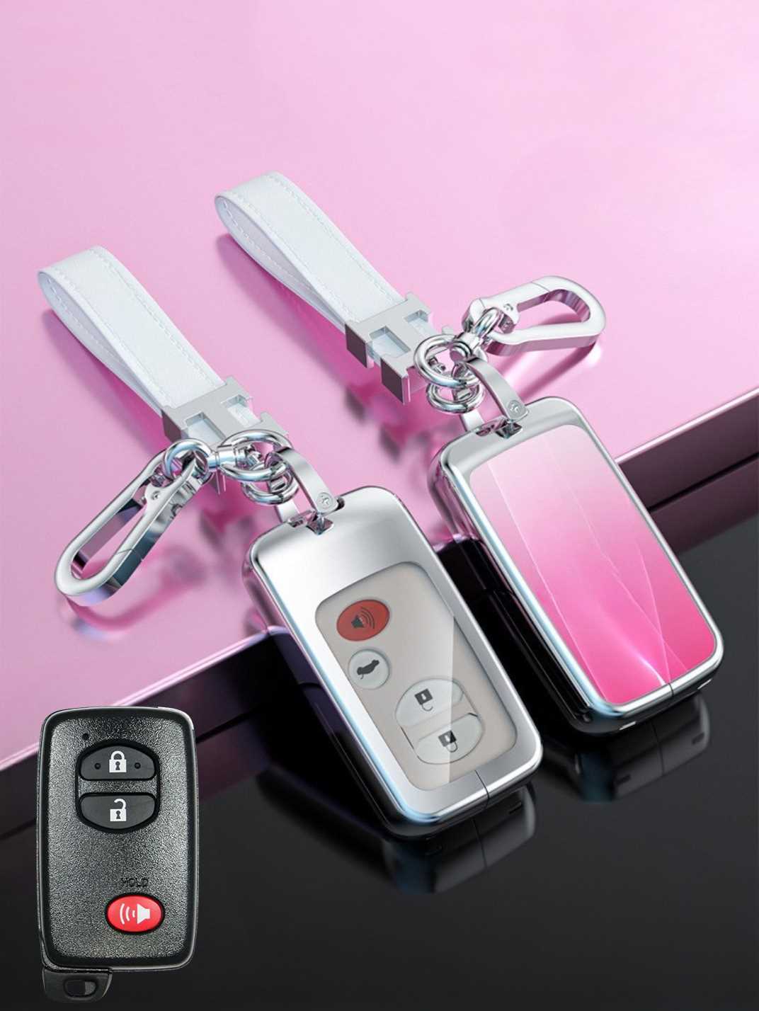 Visible Button Toyota Key Protector Shell
