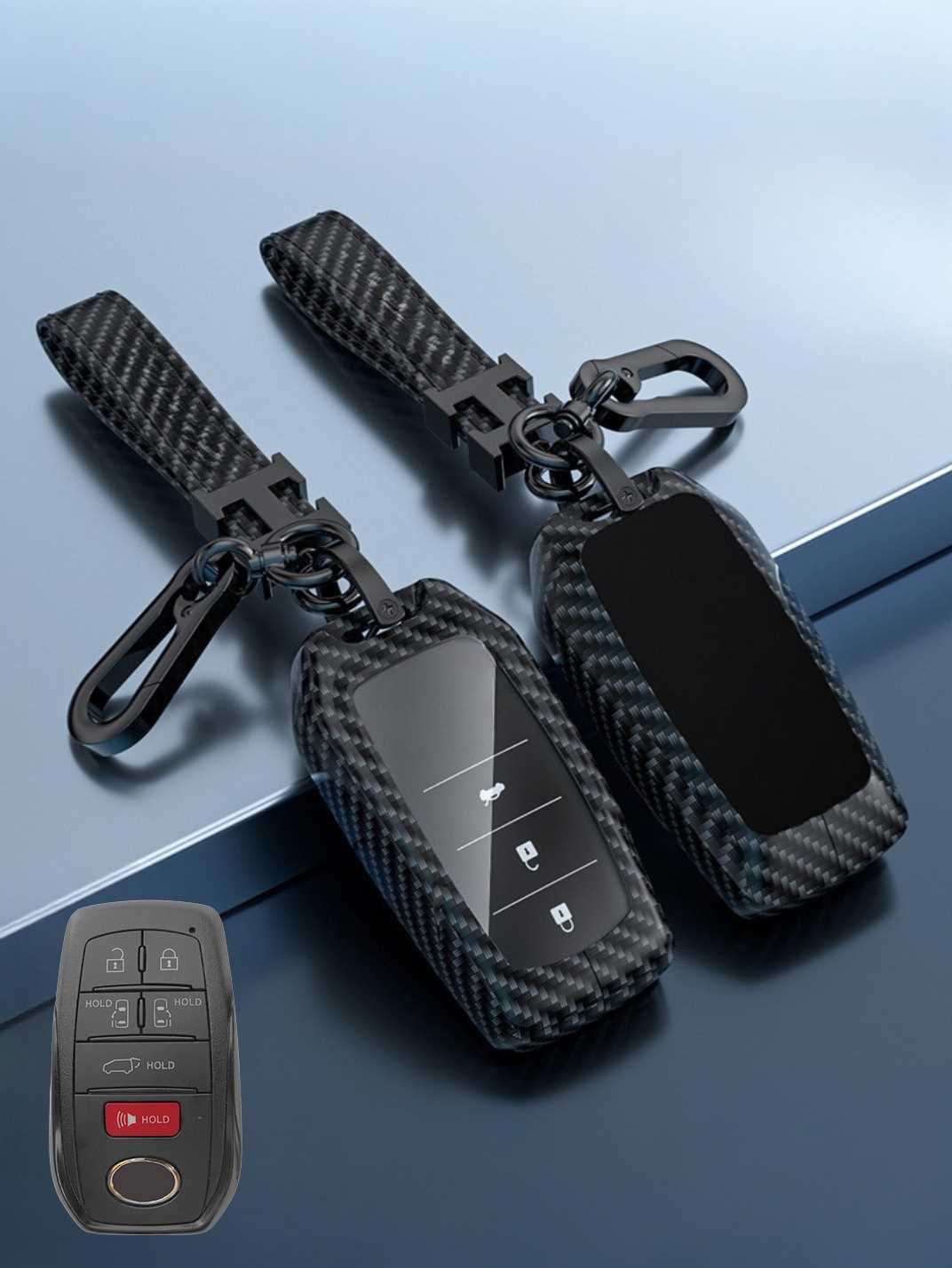 Visible Button Toyota Key Protector Shell