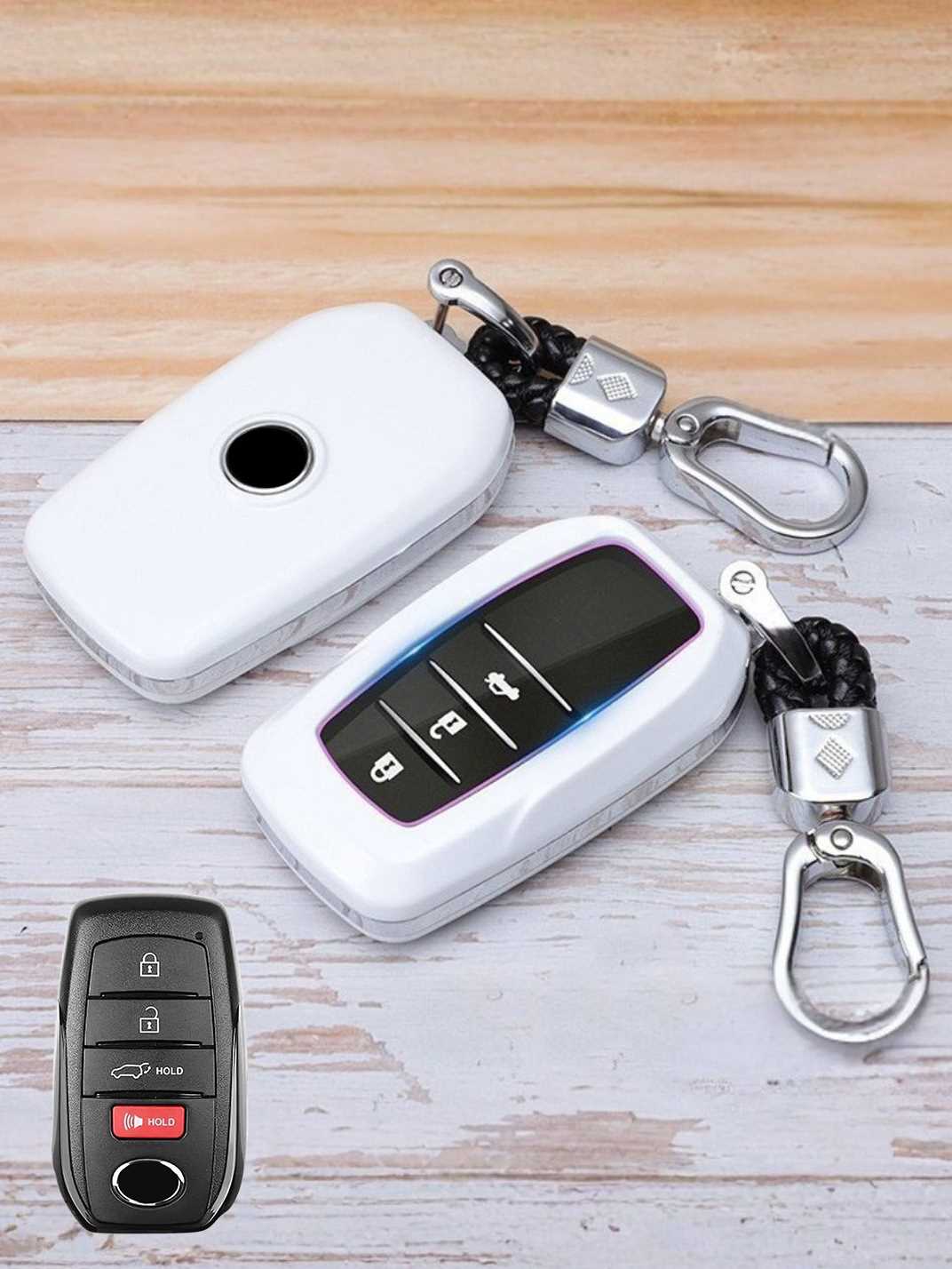 Premium Visible-Button Toyota Key Shell