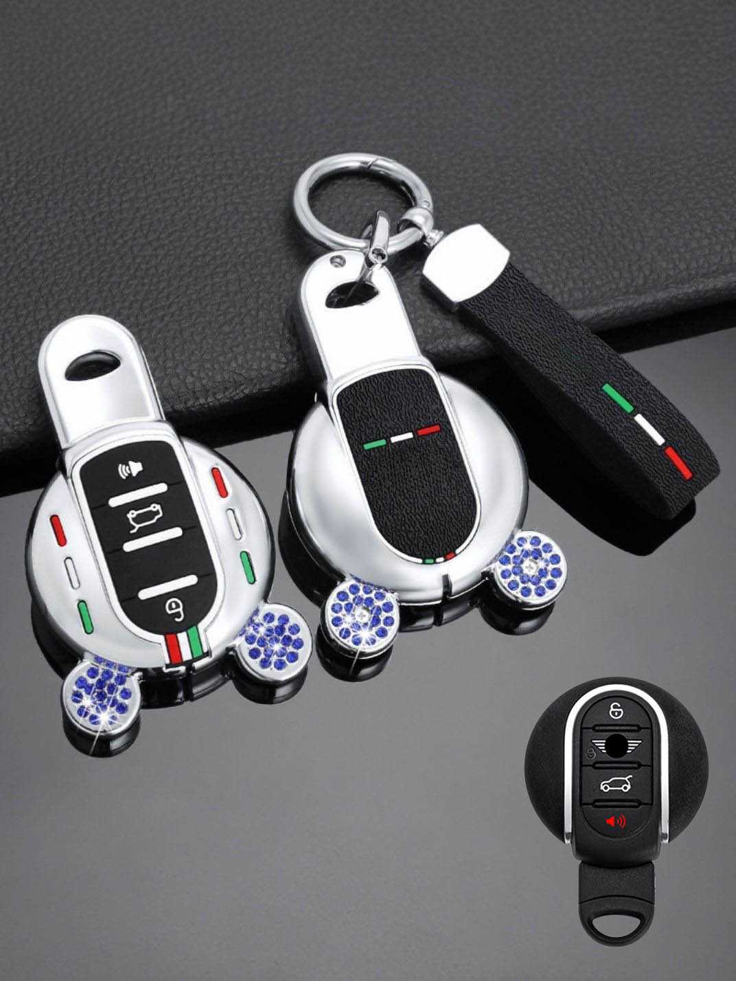 Luxury Colored Alloy MINI Key Fob Case