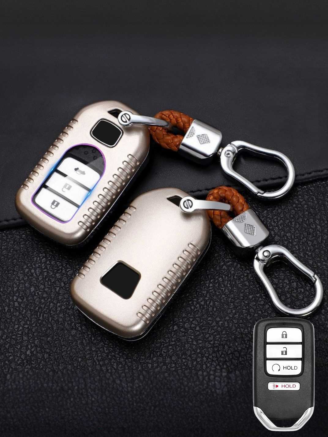 Premium Visible-Button Honda Key Shell