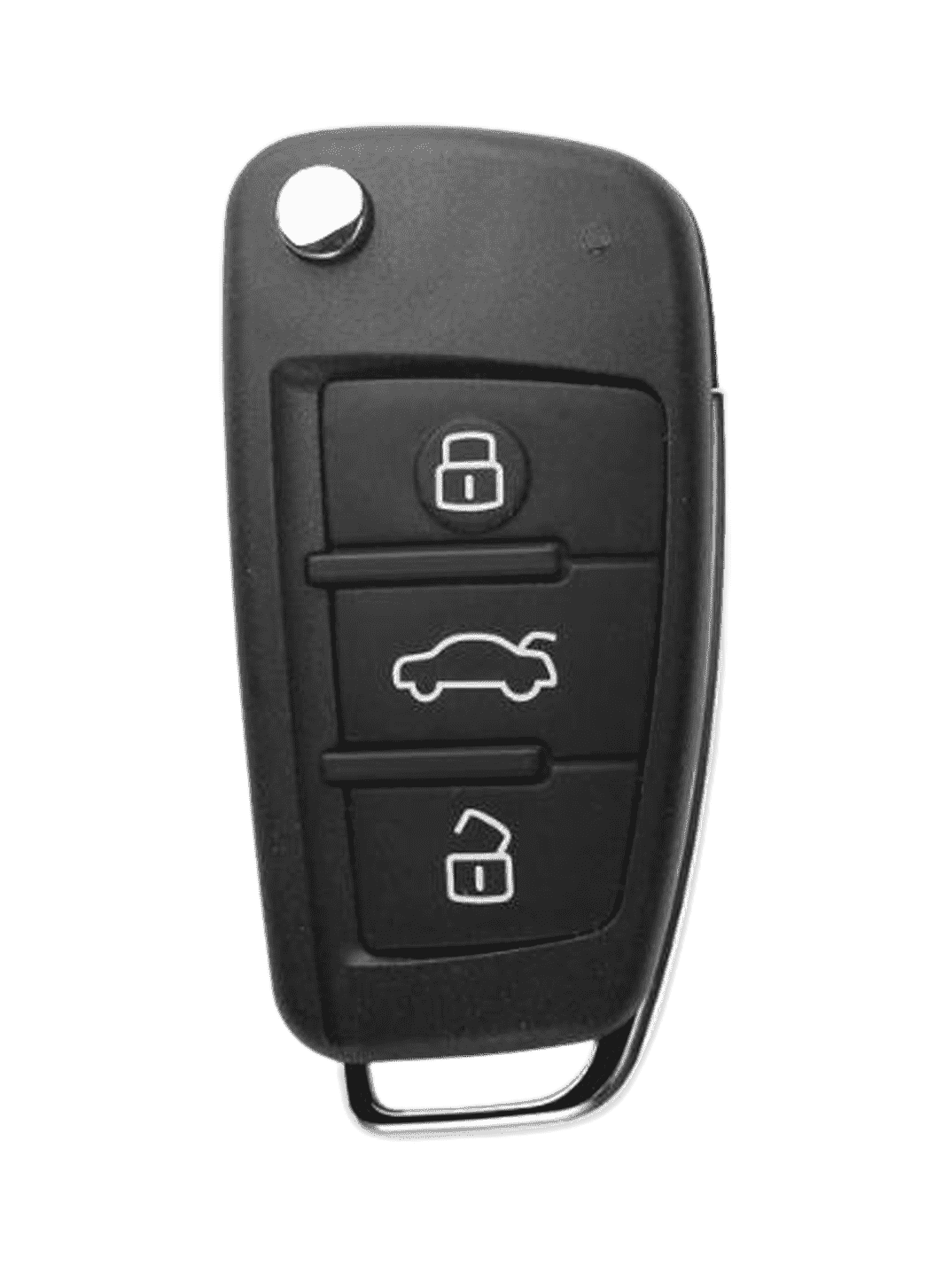 Audi Key Genuine Leather & Metal Frame Cover