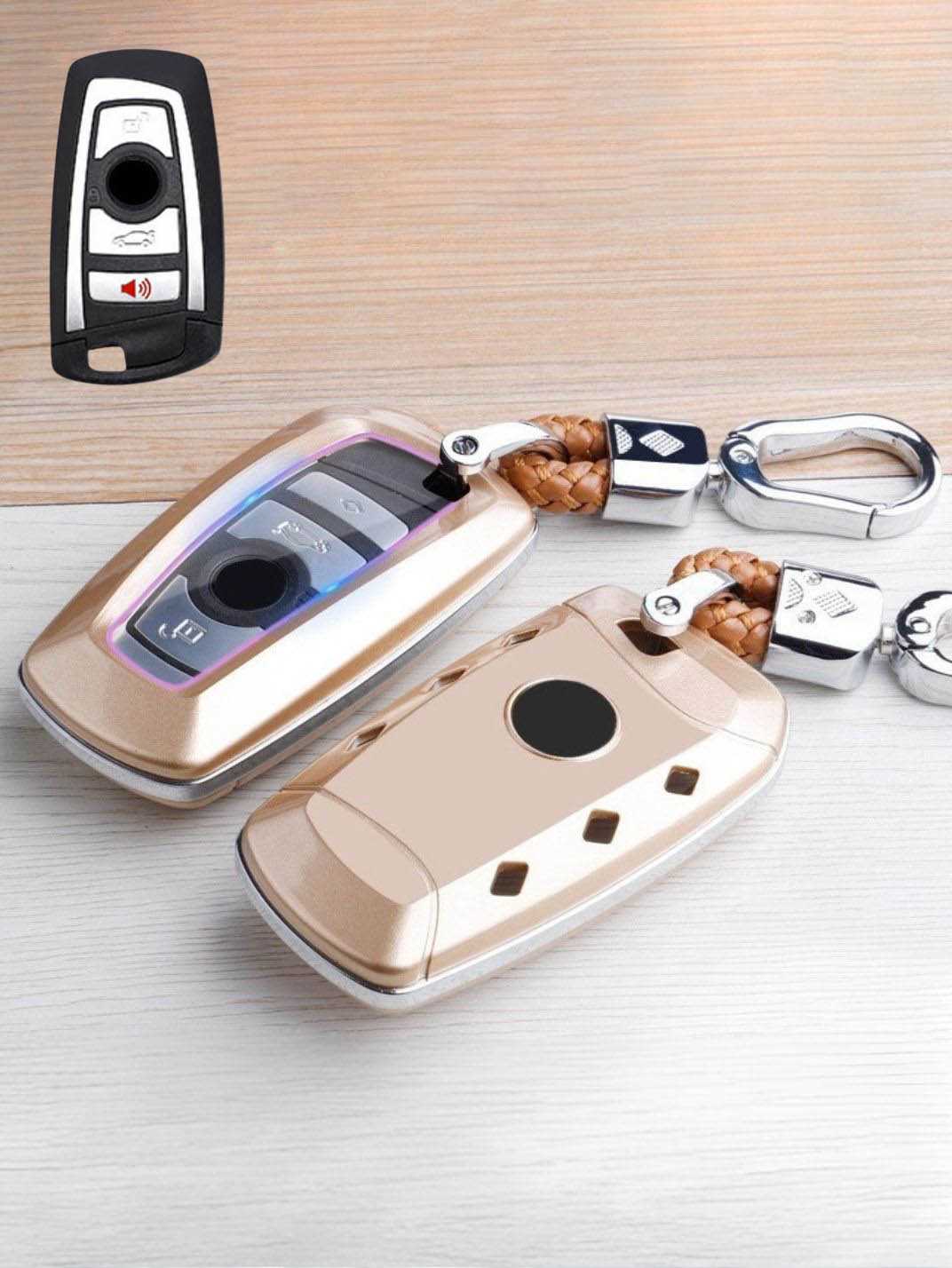 Luxury Colored Alloy BMW Key Fob Case