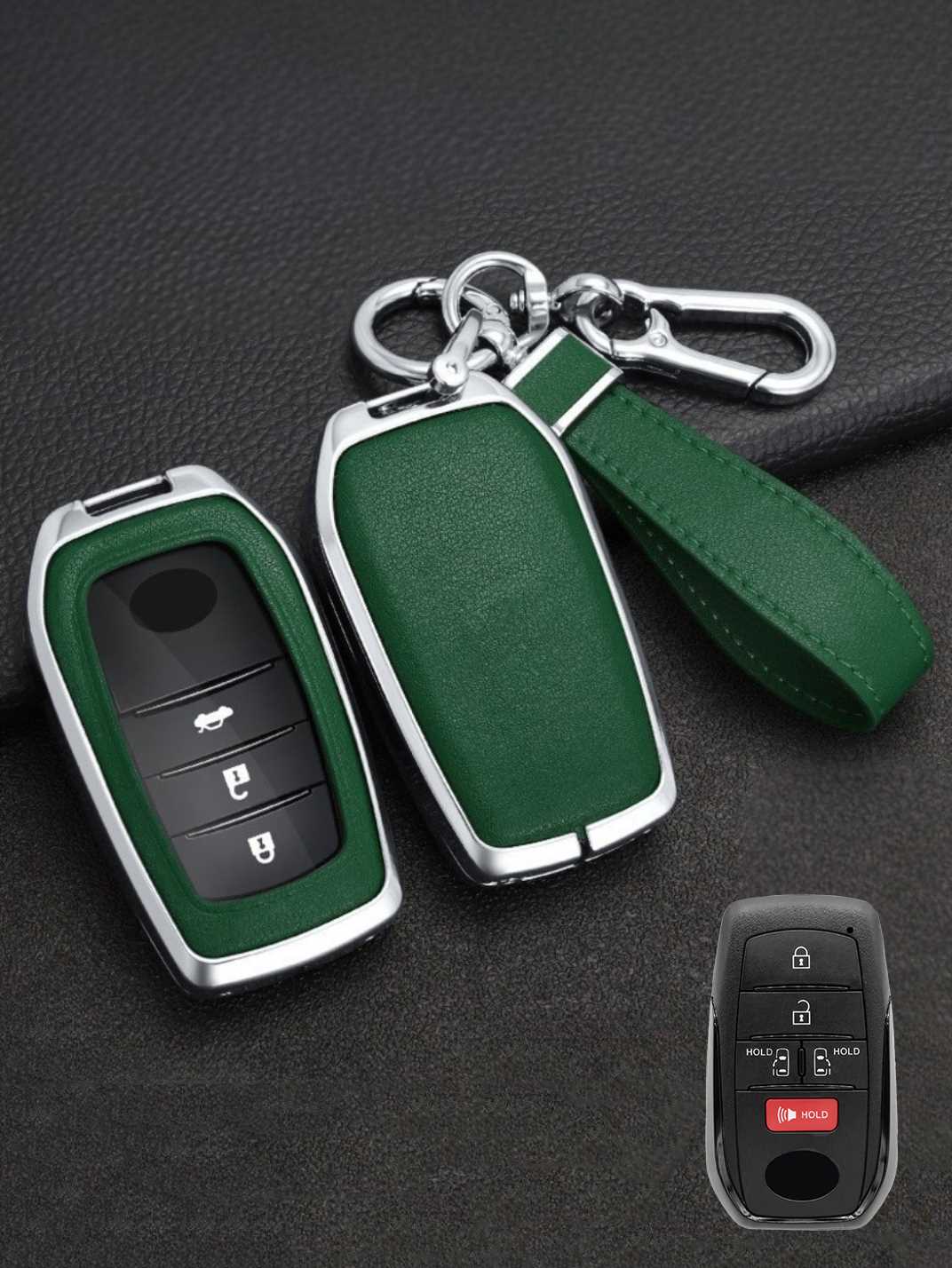 Premium Visible-Button Toyota Key Shell