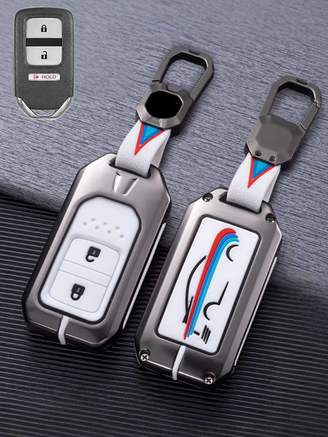 Luxury Colored Alloy Honda Key Fob Case