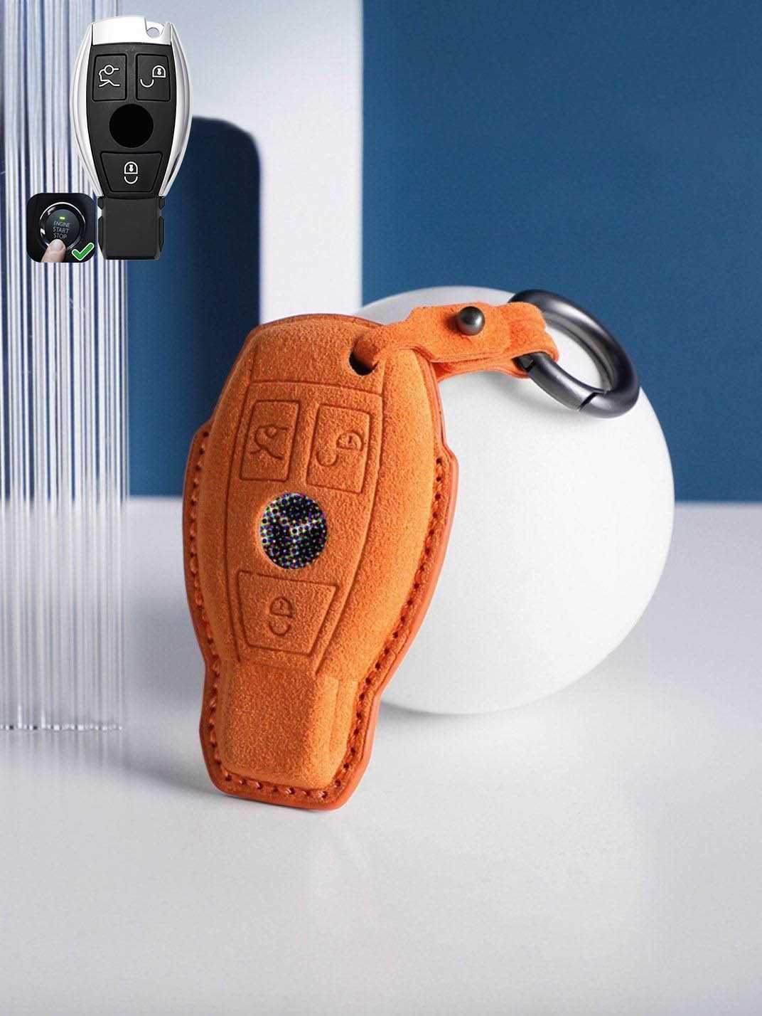Genuine Alcantara Mercedes-Benz Key Fob
