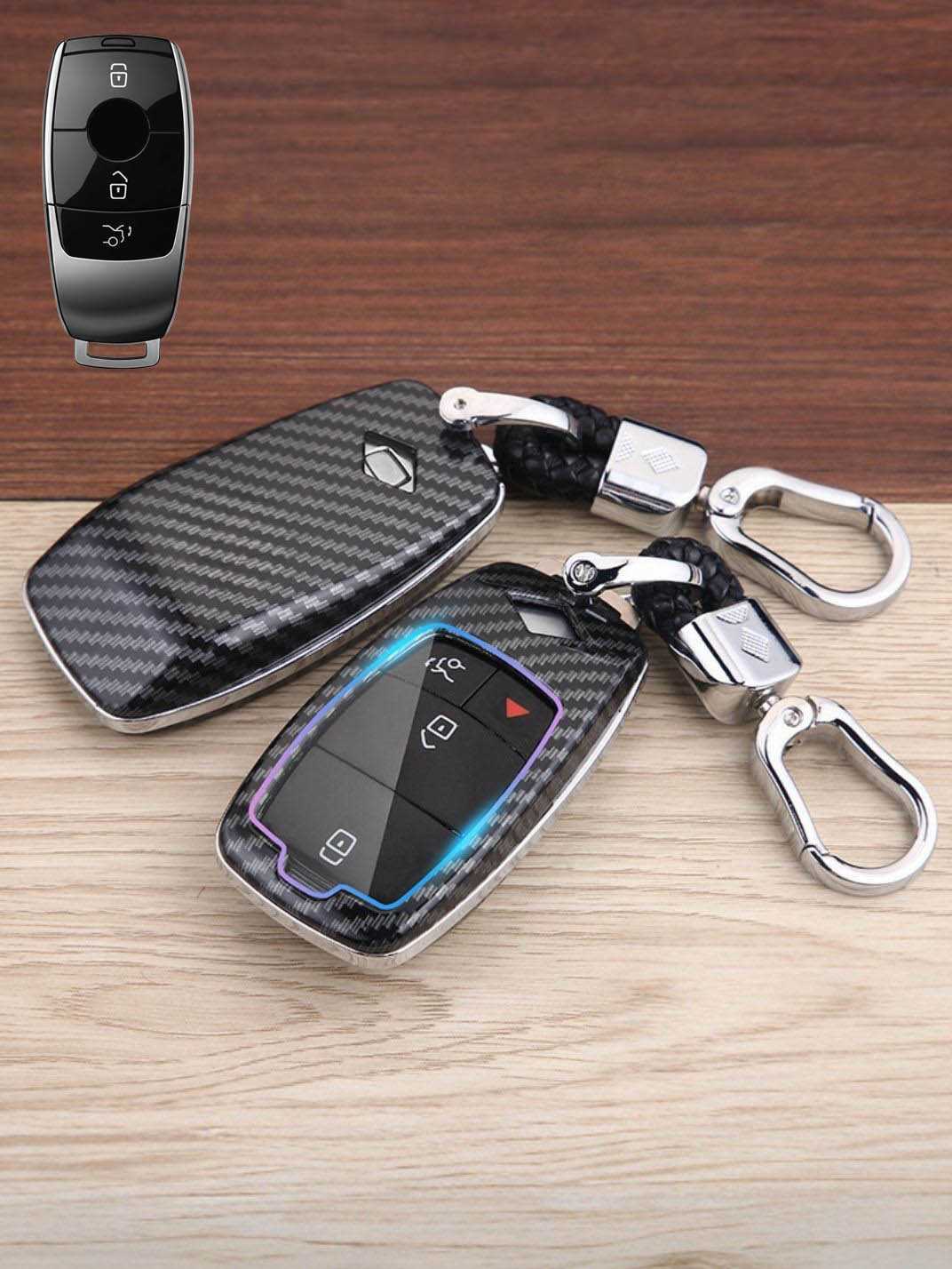 Premium Visible-Button Mercedes-Benz Key Shell