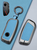 BMW Key Genuine Leather & Metal Frame