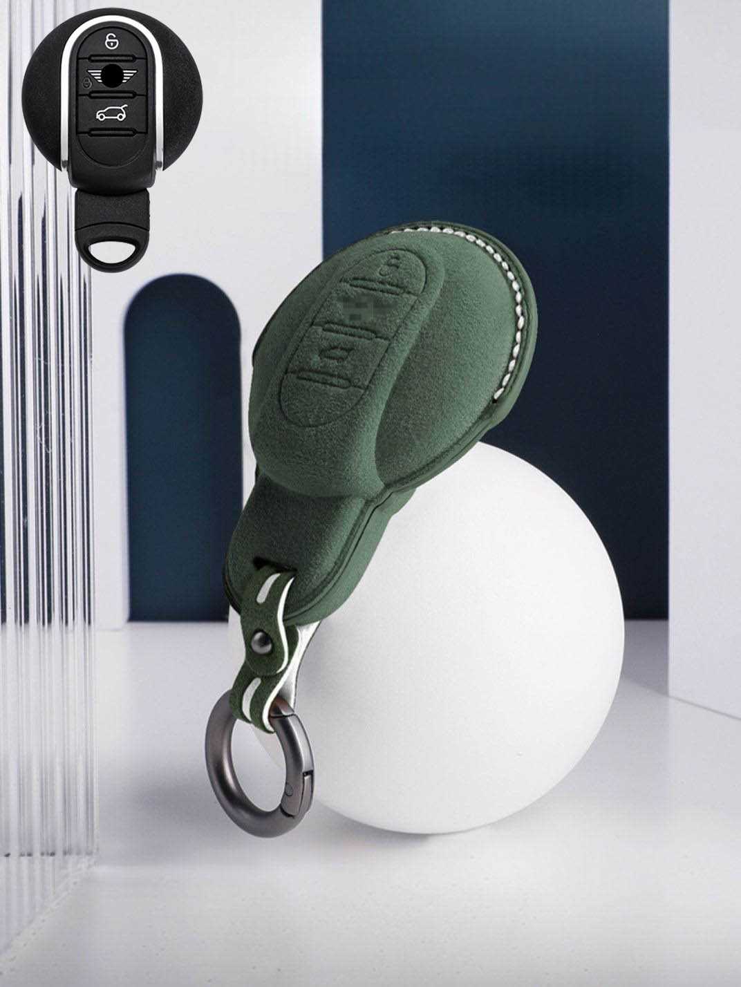 Genuine Alcantara MINI Key Fob Cover