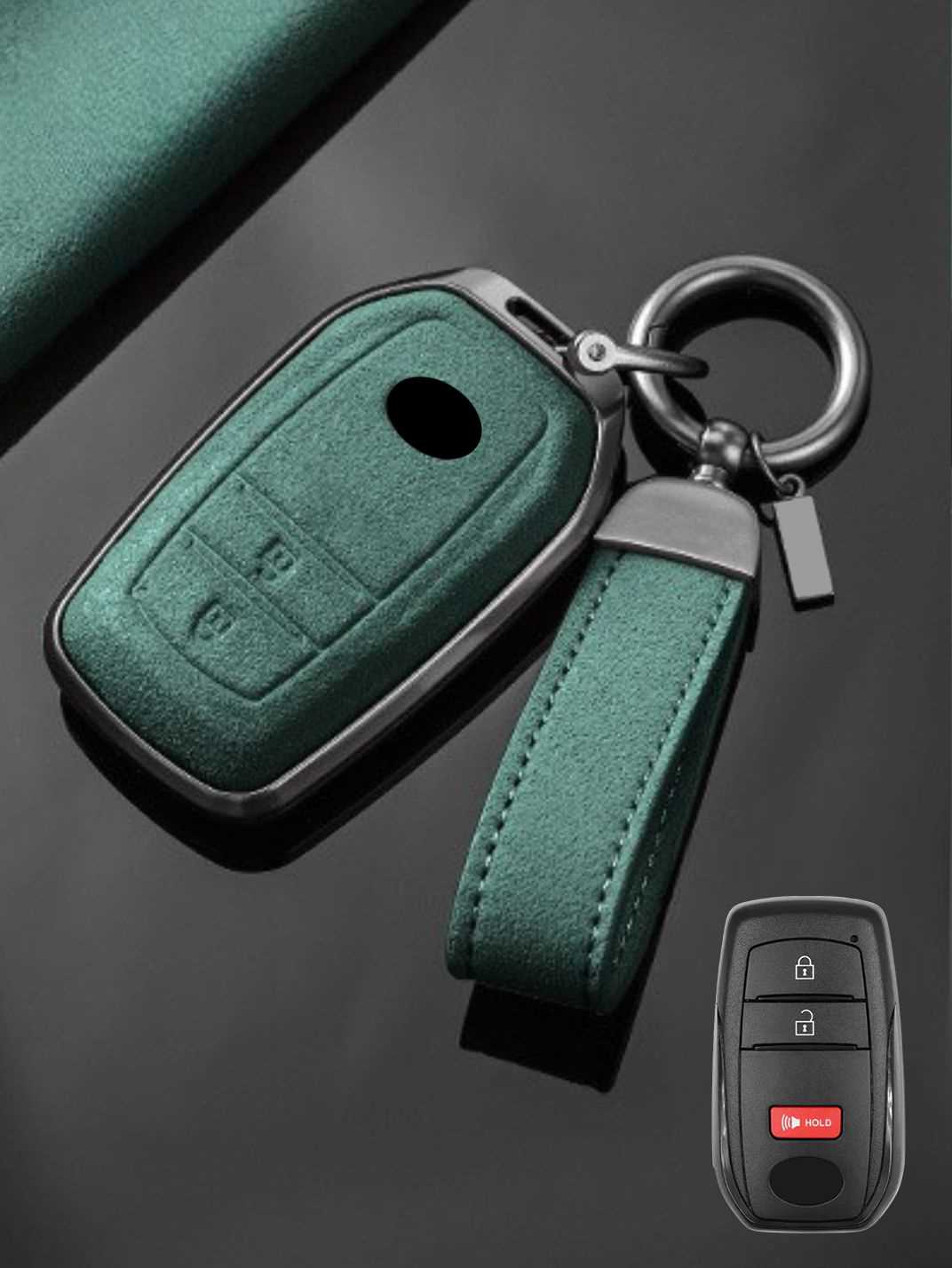 Genuine Alcantara Toyota Key Fob Cover