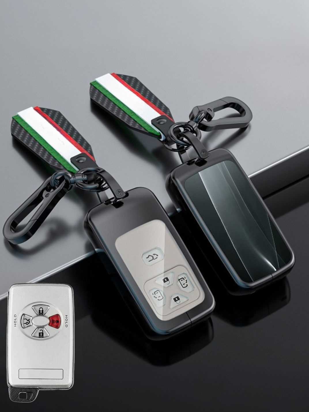 Visible Button Toyota Key Protector Shell