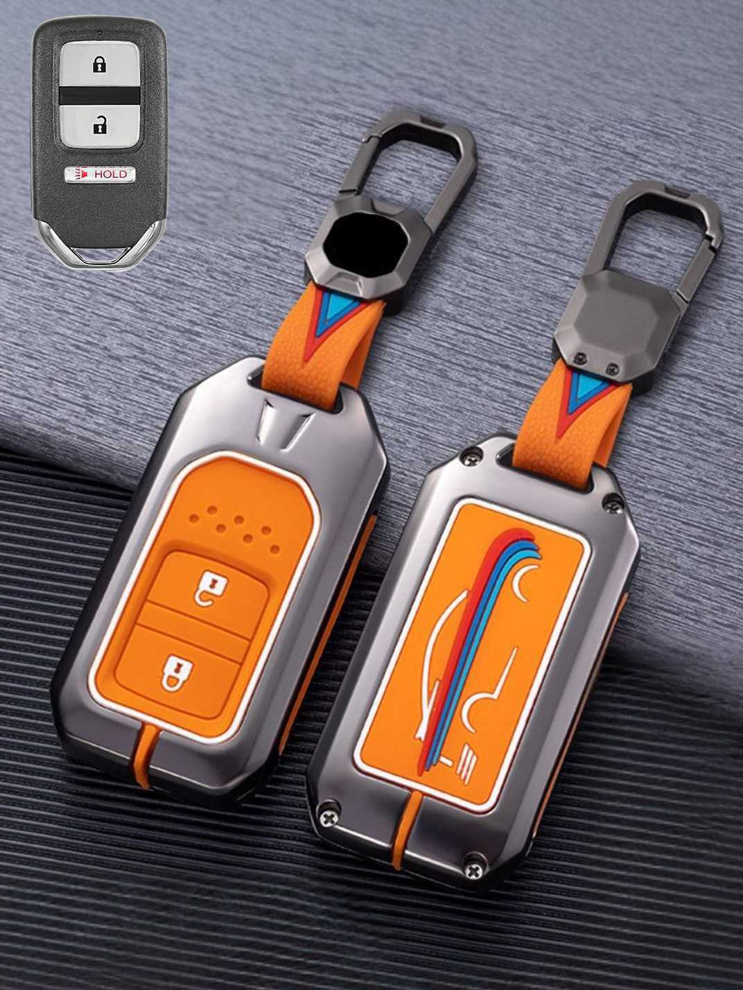 Luxury Colored Alloy Honda Key Fob Case