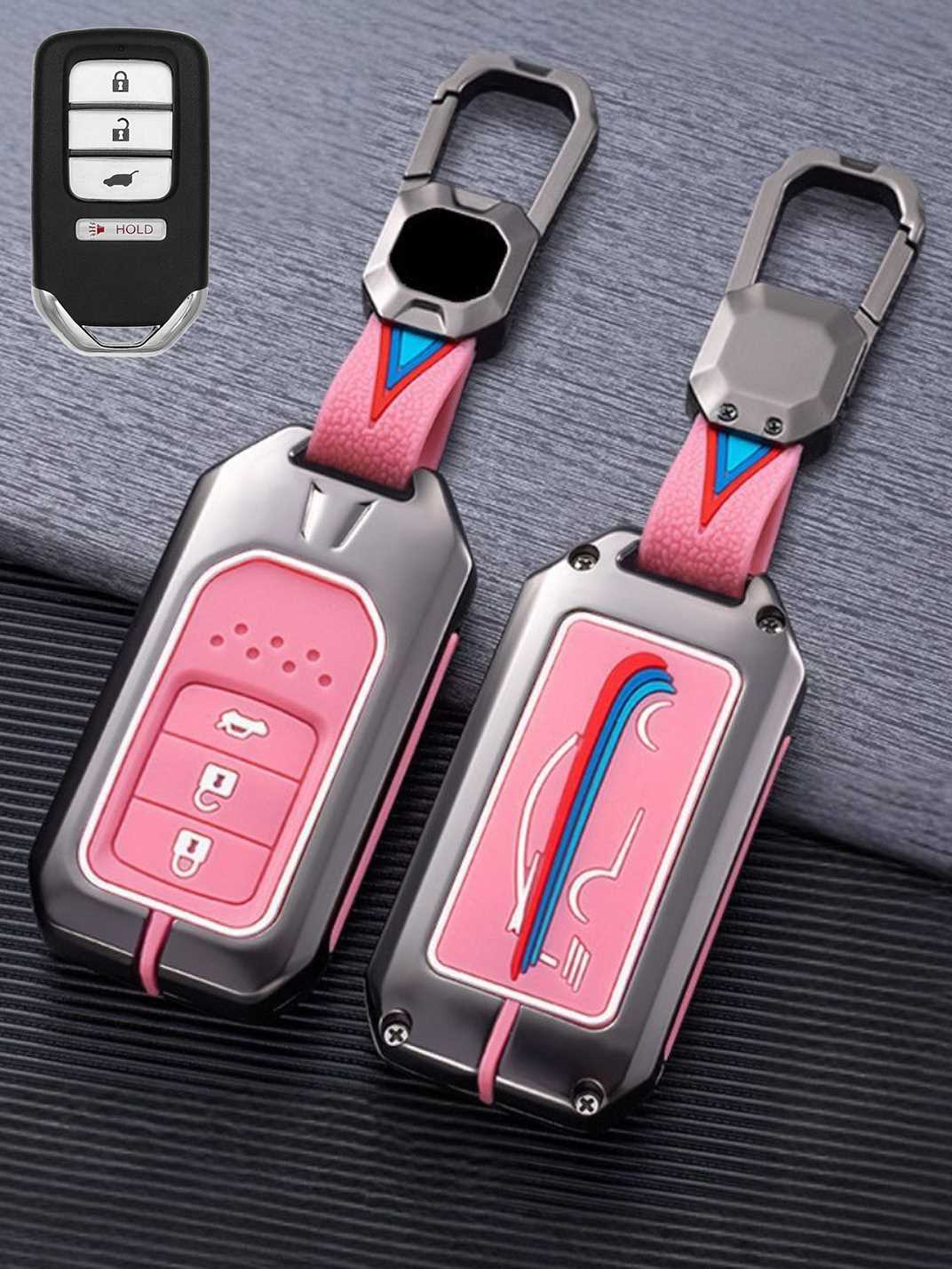 Luxury Colored Alloy Honda Key Fob Case