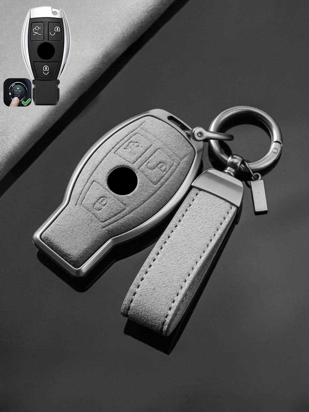 Genuine Alcantara Mercedes-Benz Key Fob