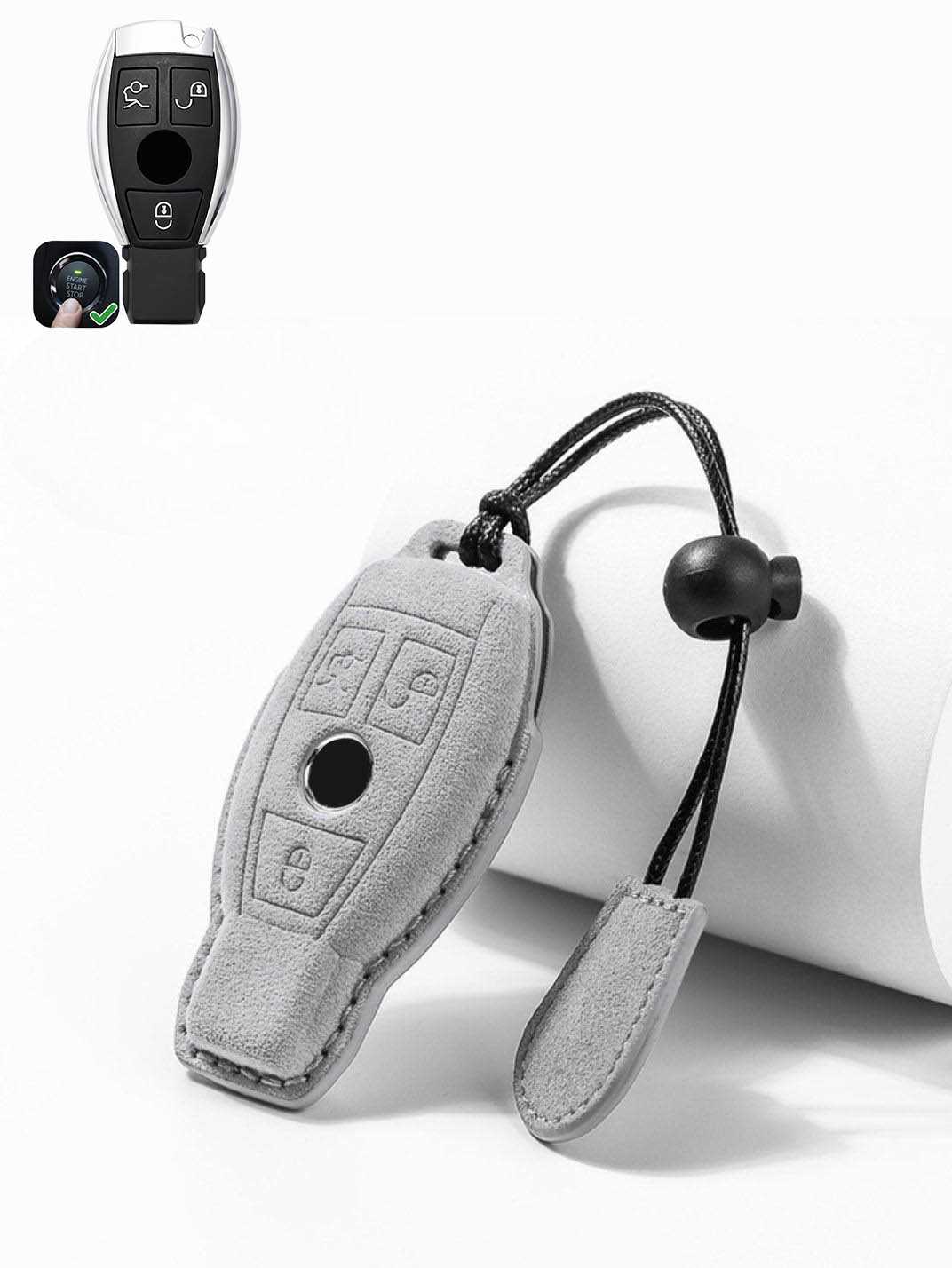 Genuine Alcantara Mercedes-Benz Key Fob