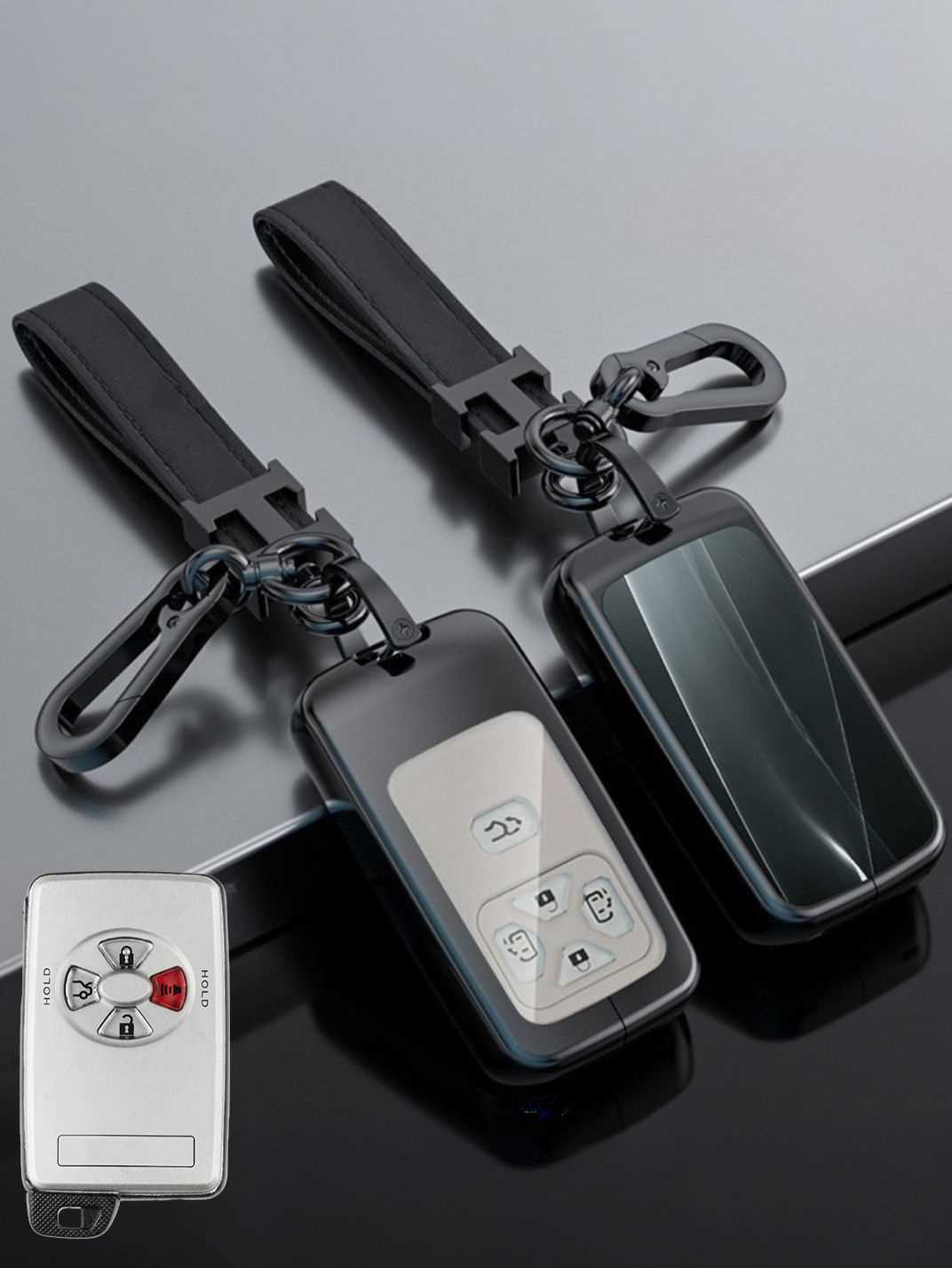 Visible Button Toyota Key Protector Shell