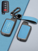 Toyota Key Genuine Leather & Metal Frame