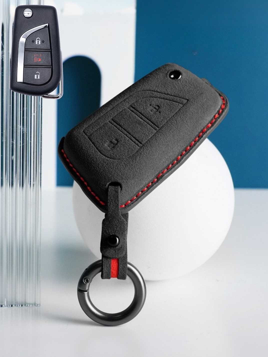 Genuine Alcantara Toyota Key Fob Cover