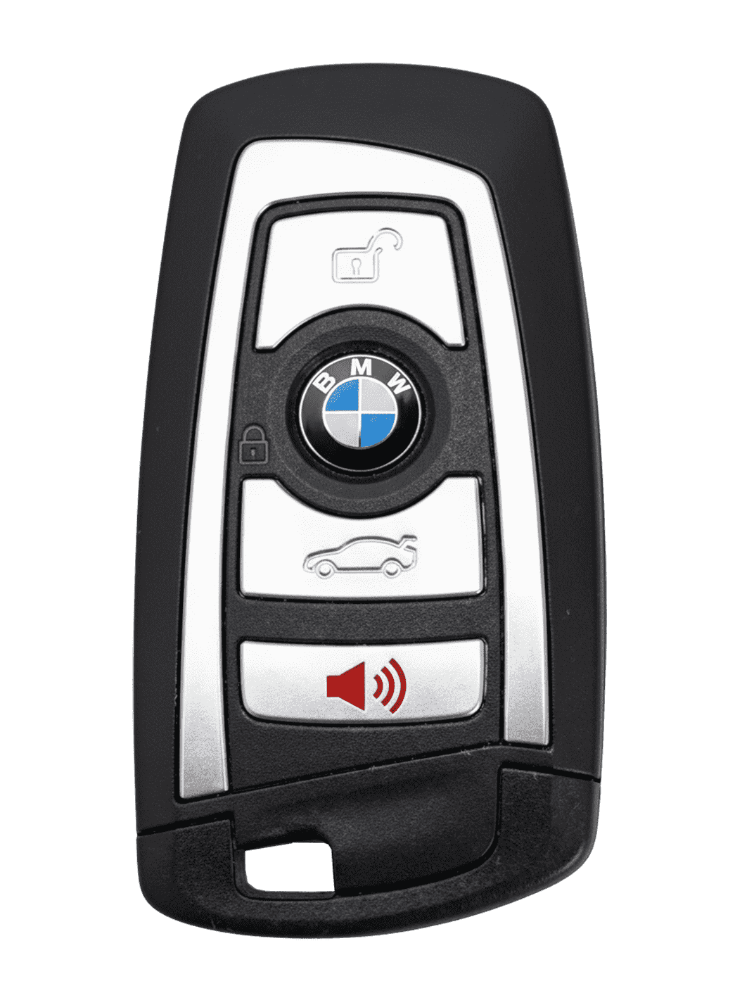 Vintage Leather Metal Alloy BMW Key Cover