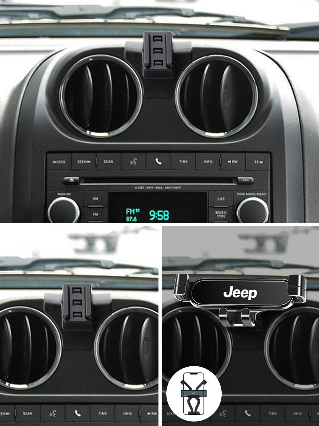 Martoffes™ Jeep Phone Holder