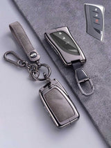 Lexus Key Genuine Leather & Metal Frame