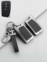 Vintage Leather Metal Alloy Lexus Key Cover
