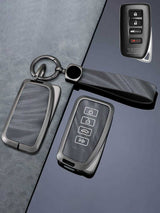 Vintage Leather Metal Alloy Lexus Key Cover