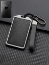 Lexus Key Fob Cover with Leather & Metal Frame
