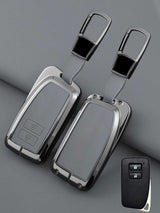 Vintage Leather Metal Alloy Lexus Key Cover