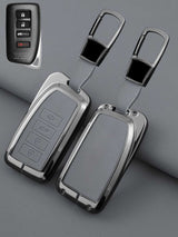 Vintage Leather Metal Alloy Lexus Key Cover