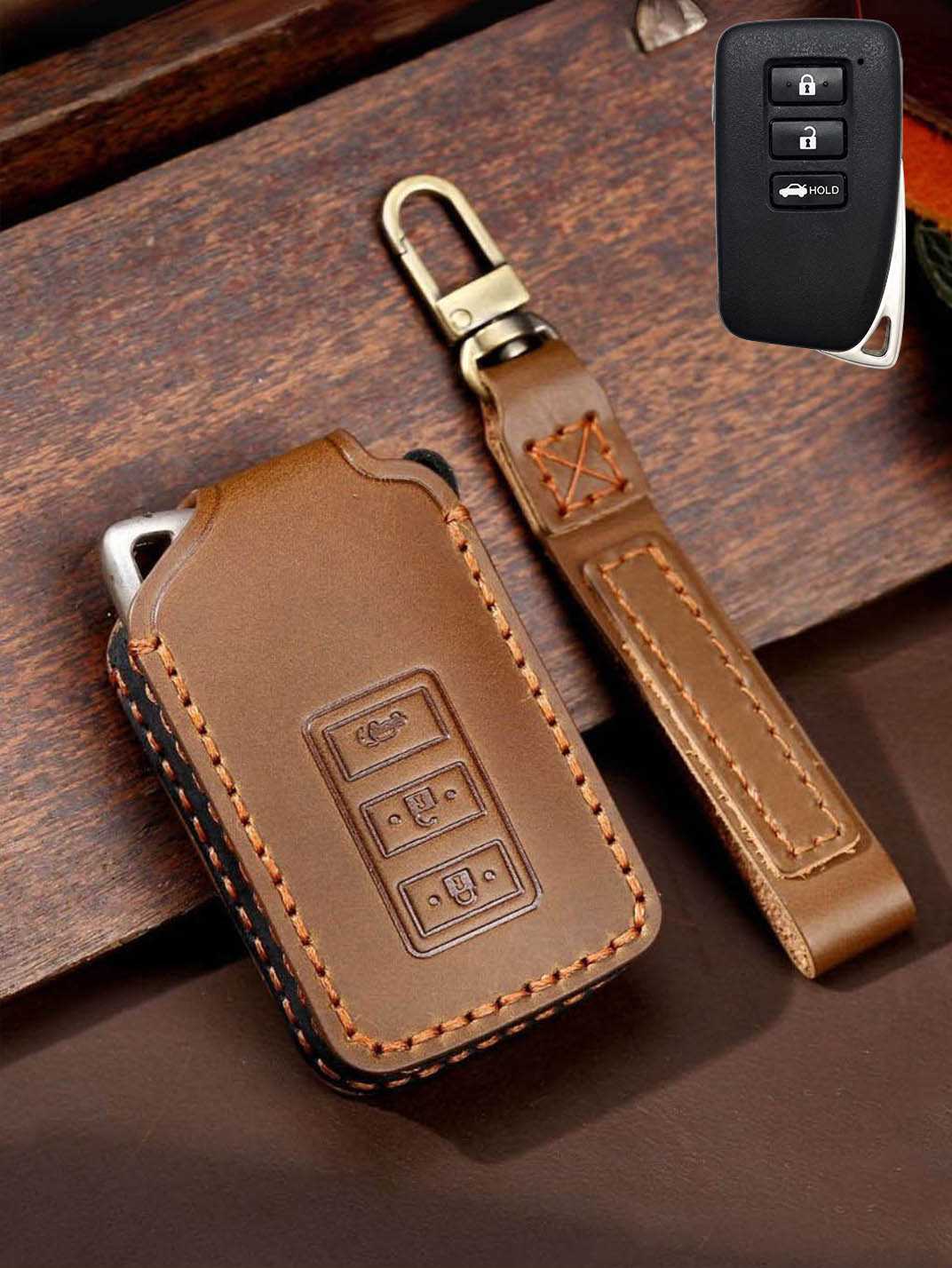 Premium Genuine Leather Lexus Key Cover