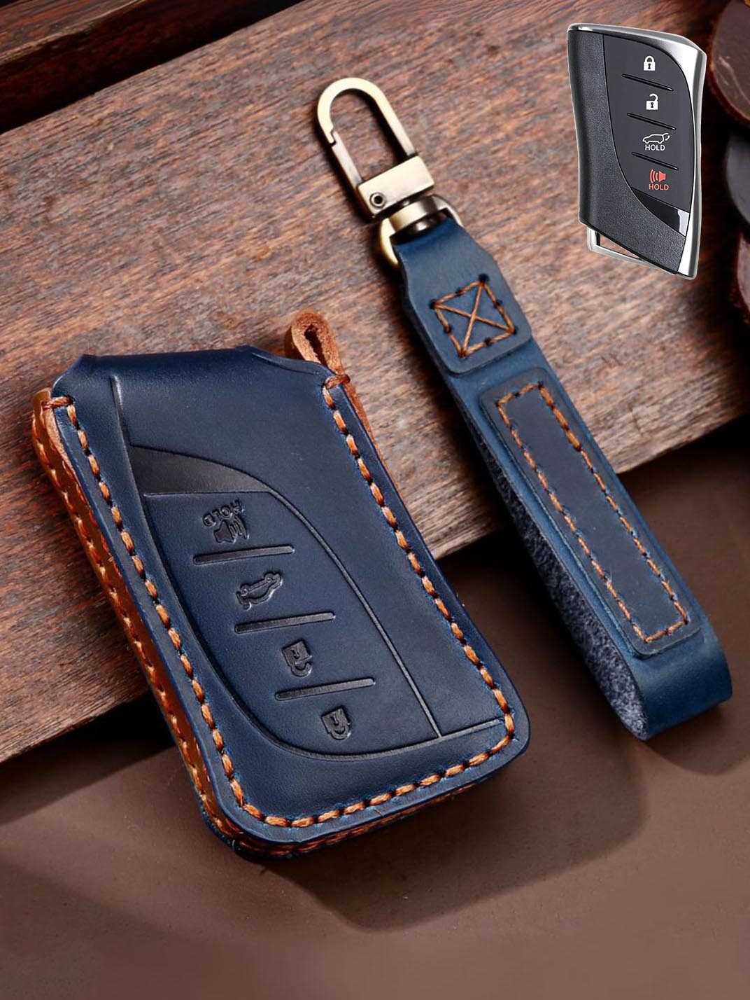 Premium Genuine Leather Lexus Key Cover