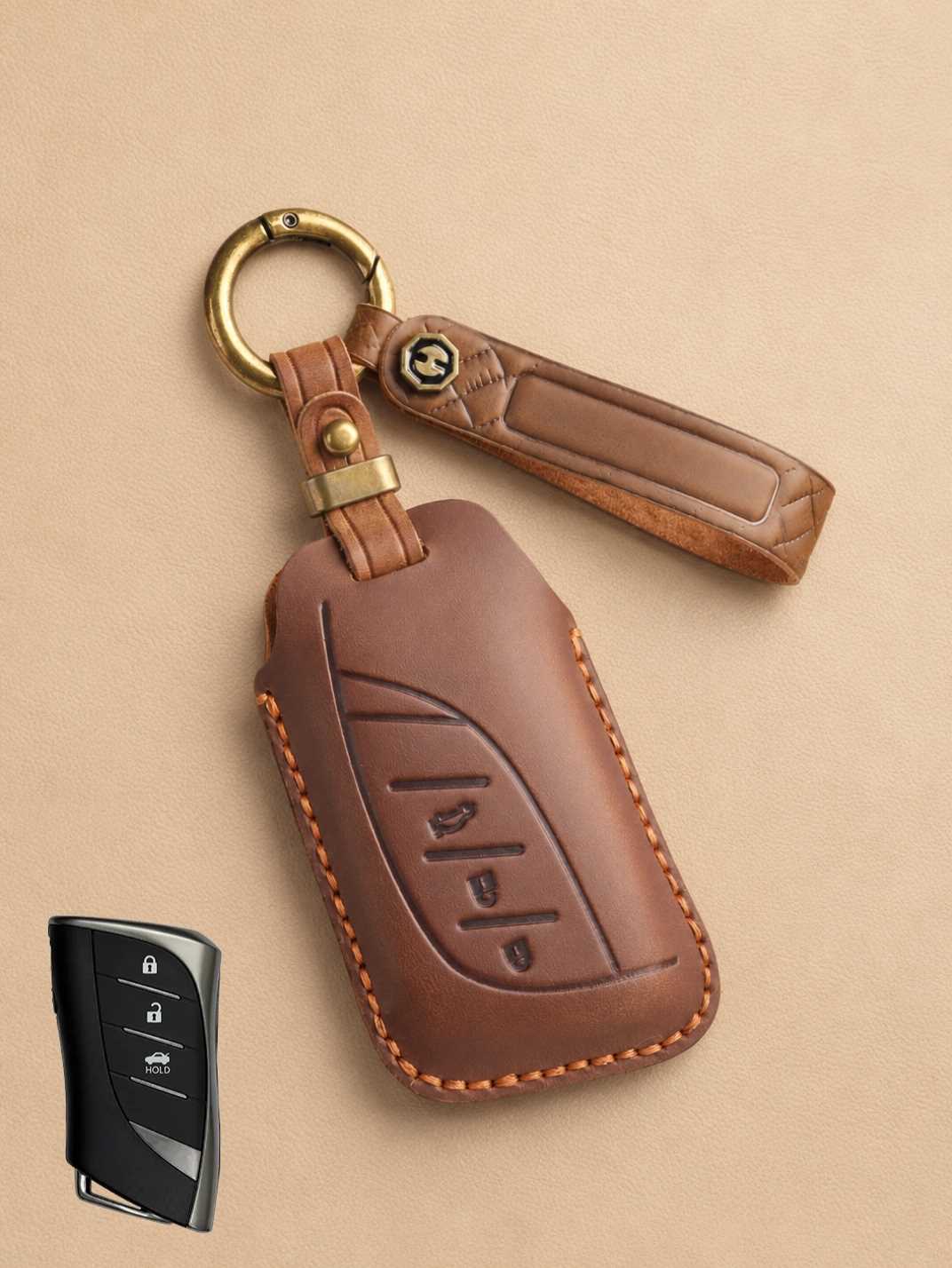 Premium Genuine Leather Lexus Key Cover