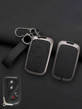 Lexus Key Genuine Leather & Metal Frame