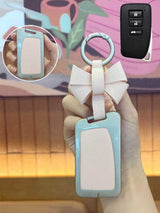 Lexus Key Fob Cover with Leather & Metal Frame