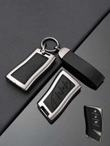 Lexus Key Genuine Leather & Metal Frame