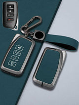 Lexus Key Genuine Leather & Metal Frame