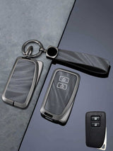 Vintage Leather Metal Alloy Lexus Key Cover