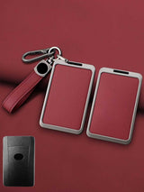 Lexus Key Genuine Leather & Metal Frame