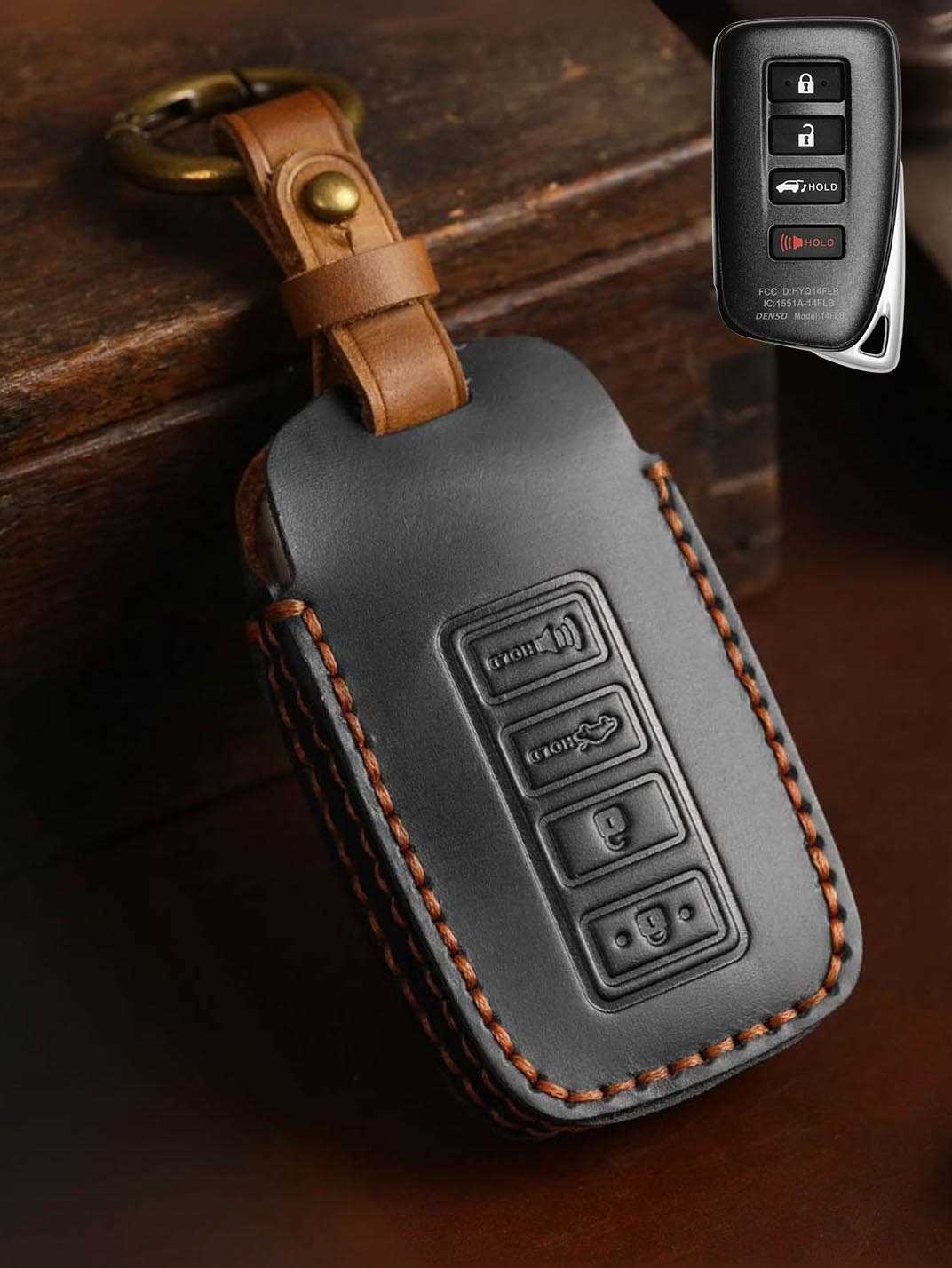 Premium Genuine Leather Lexus Key Cover