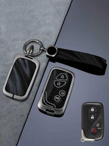 Vintage Leather Metal Alloy Lexus Key Cover