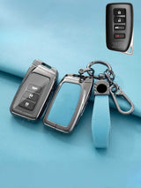 Lexus Key Fob Cover with Leather & Metal Frame