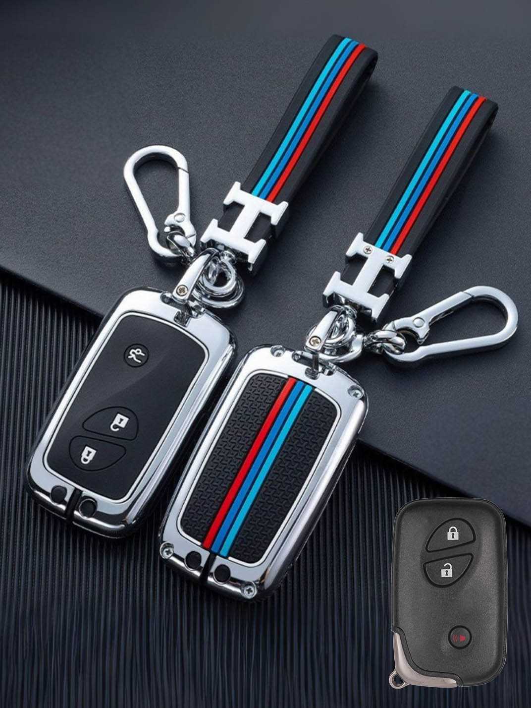 Luxury Colored Alloy Lexus Key Fob Case