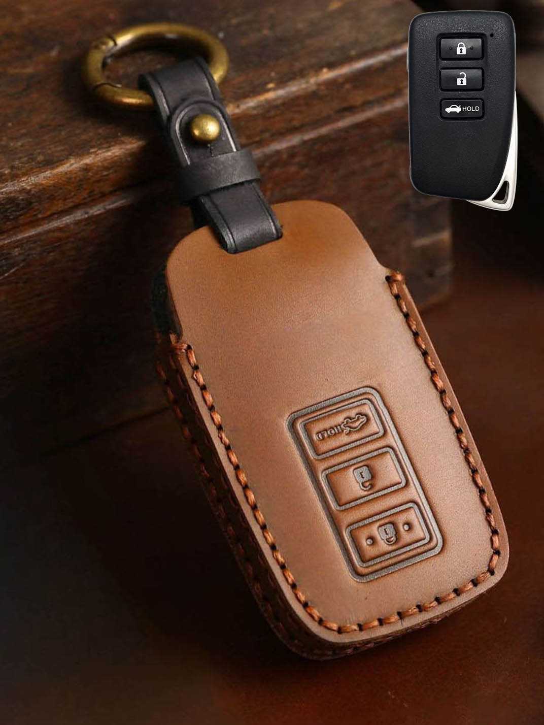 Premium Genuine Leather Lexus Key Cover
