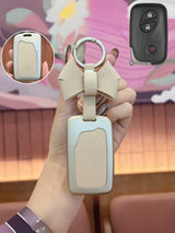 Lexus Key Fob Cover with Leather & Metal Frame