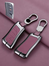 Vintage Leather Metal Alloy Lexus Key Cover