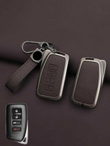Lexus Key Genuine Leather & Metal Frame