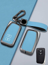 Lexus Key Genuine Leather & Metal Frame