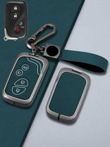 Lexus Key Genuine Leather & Metal Frame